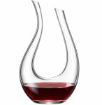Elegant U-shaped Glass Wine Decanter
