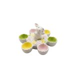 Egg Platter With Bunny 21X21CM