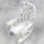JP720 White Resin Rocking Chair Fairy Garden