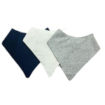 Moomoo Kids White Bandana Bib