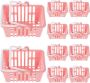 MINI Shopping Basket With Handles For Dollhouse Accessories Tiny 10PCS
