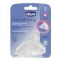 Chicco Natural Feeling Teat & Medium Flow 2M