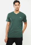T-Shirt Basic V-neck - Green