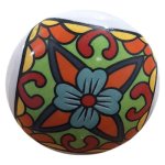 Colourful Ceramic Cabinet Knob Mexican Talavera 6CM