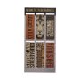 Magnetic Bookmarks - Strong And Courageous - Set Of 6