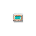 Composable Classic Link Turquoise In Rose Gold