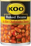 Koo Baked In Hot Chakalaka Sauce Beans