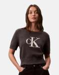 Calvin Klein Chunky Cotton Graphic Charcoal Vest - XL Grey