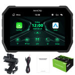 5 Portable Motorcycle Carplay Screen-wireless Android Auto Gps Navigator