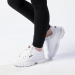 FILA Disruptor II Ladies Sneaker - White Navy Red - 8