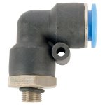 Aircraft - Elbow W o-ring 12MM-1 8 M Pu Hose Fitting - 2 Pack