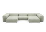 U-shape Sofa - Knit - Dune - 377CM X 241CM