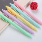 5PCS Creative Candy-colored Gel Pens - Perfect For Students Exams Signatures And Office Supplies