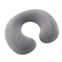 Easy Use Inflatable Travel Neck Comfort Pillow - Grey