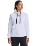 Women's Ua Rival Fleece Hb Hoodie - White XXL