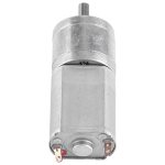 Aramox 12V High Torque Gear Motor Metal Construction Variable Speed 15-200RPM For Robotics And Industrial Applications 12V 15RPM
