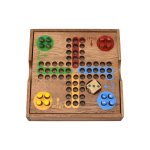 Thai Wooden Game Ludo