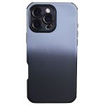 Phone Case With Ombre Print And Pro Cam- Iphone 16 Pro Max - Black And Grey