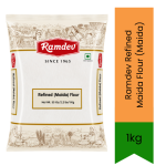 Refined Maida Flour Maida 1KG - Premium Pure Refined Wheat Flour For Sweets Breads Naan & Pastries Delivers Authentic Smooth Tex