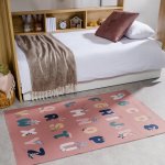 Alphabet Rug Pink - Large 155X230CM