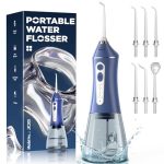 Water Flosser For Teeth Cleaning And Flossing 5 Modes Rechargeable Cordless Oral Irrigator 320ML Water Tank Teeth Cleaner IPX7 W
