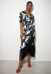 Fringe Wrap Dress - Large Scale Floral