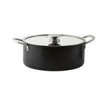Mia Derin 28CM Deep Casserole Black