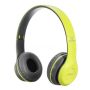 P47 Wireless Bluetooth Headphones Yellow