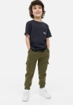 Cargo Joggers - Dark Khaki Green