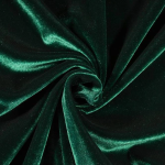 Stretch Velvet Plain Bottle Green 150CM 3