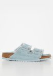 Birkenstock Arizona Suede Leather fur Regular - Light Blue
