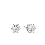 Icom Stainless Steel & Cubic Zirconia Mens Stud Earrings