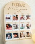 'my First Year' Wooden Board - Engraved - 12MM Afrikaans