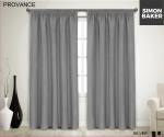 Simon Baker Provance Tape Curtain Silver Various Lengths - Silver W 265 X L 250CM