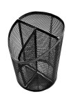 : M100 Wire Mesh Metal Pen Holder Black