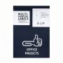 Multi-purpose 6 Up A4 Blank Printer Labels 100 Sheets