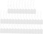 200 Pcs Blank Hanging Tags Price Tag Lanyard Wire For Jewelry Clothing