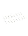Silver Cross & Star Stud Earrings 8-PACK