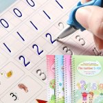 4PCS Magical Handwriting Workbooks Practice Copybook Magic Calligraphy That Can Be Reused Handwriting Copybook Tracing Book 4 BO