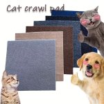 1PC Cat Scratch Pad Durable Non-shedding Scratch Mats Wall & Furniture Protector Easy Stick & Peel For Sofa Glass Wardrobe Bathr