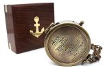 Us Handicrafts I Am Your Anchor Faithful Strength Engraved Brass Compass Portable Sentimental Son Birthday Graduation Confirmati