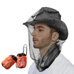 2 Pack Mosquito Head Net Mesh For Insect Face Neck Fly Netting Hood From Bugs Gnats Noseeums Screen Net For Hiking Outdoors Fish