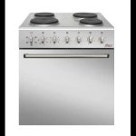 Univa 600MM Static Mirror Glass Under-counter Oven + Stainless Steel Hob Set