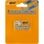 BIC Chrome Platinum Double Edge Blade Razors 5 Pack