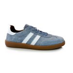 Peyton Blue white - Blue white 42 Leather suede