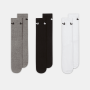 Nike Everyday Lightweight Crew 3PK - S