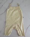 GAP White Romper With Green Stars 3 6M