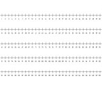 Number Lines 1 - 150
