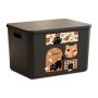 Antique-style Plastic Storage Box With Lid