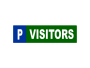 Visitor Parking Sign On Abs.
